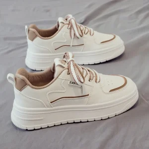 Designer Platform Running Sneakers Women Tennis shoes Woman Walking Chunky Sneakers white Casual Slip on Vulcanized Shoes 2023