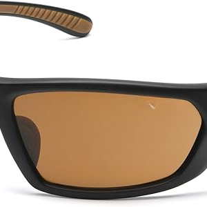 Carbondale Safety Sunglasses with Sandstone Bronze Lens Black/tan