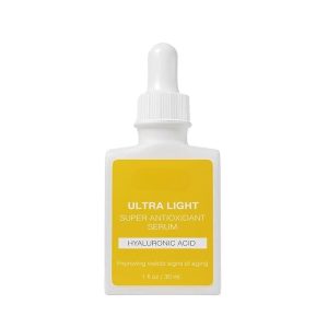 Facial Super Antioxidant Serum with Hyaluronic Acid Anti-Aging serum to Reduce the Appearance of Fine Lines and Wrinkles, Hydrating and Rejuvenating For Plumper, Smoother Skin. 1 fl oz